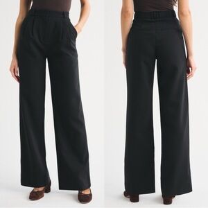 A&F Tailored Wide Leg Pant